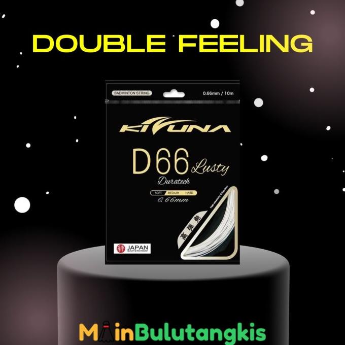 Senar Raket Badminton Kizuna D66 / D66 Lusty Original