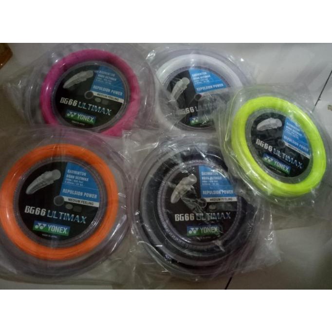 senar badminton yonex bg 66 ultimax roll / BG66 ULTIMAX
