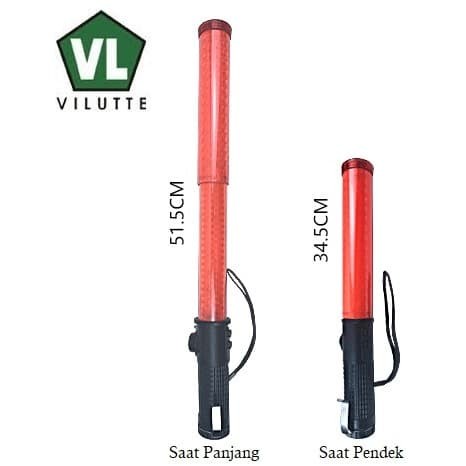 Terlaris [Bisa Panjangin] Lampu Lalin Senter Lalin Pluit Magnet Tongkat Parkir