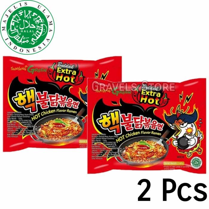 

[Bundling 2 Pcs] Samyang Ramen Extra Hot / 2x Spicy Nuclear Mie Korea Best Seller