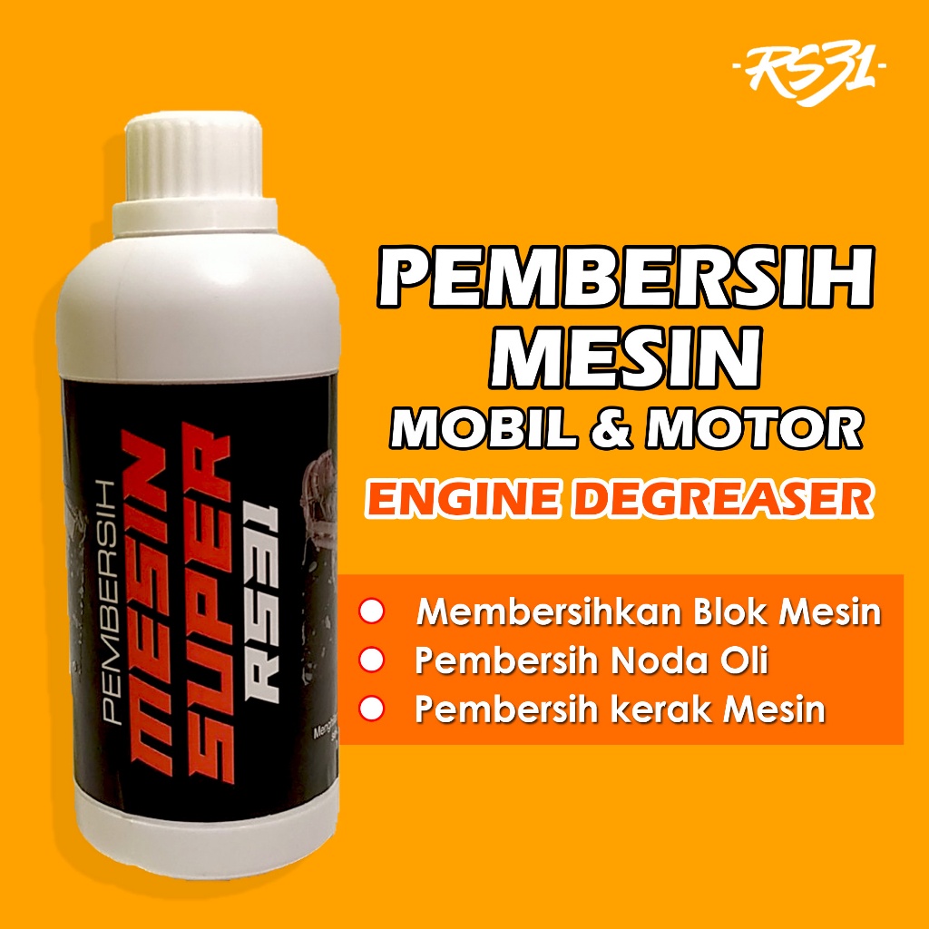 BUNDLING AUTOCARE RS31 PEMBERSIH MESIN SUPER-PENGHITAM DASHBOARD BLACK MAGIC-SEMIR