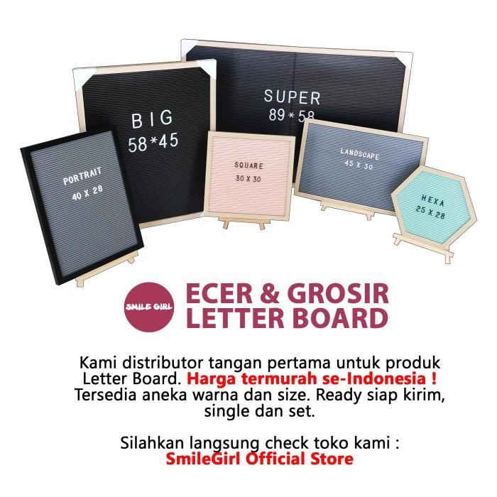 Papan Nama Bayi / Letter Board Kekinian Smilegirl 30X30
