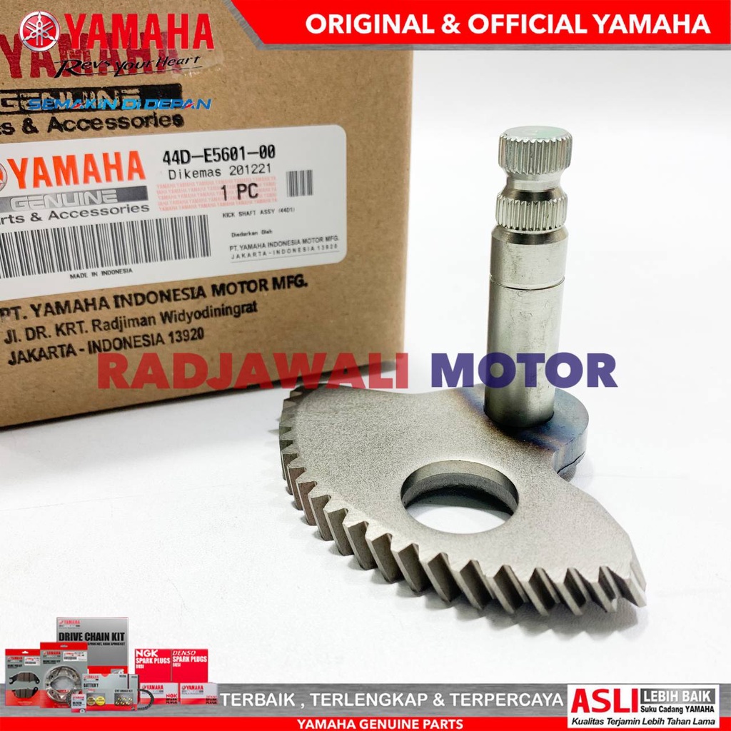 AS ENGKOL GIGI SELAHAN KICK STATER XEON KARBU, XEON RC, XEON GT 125, AEROX 125 ASLI ORIGINAL YAMAHA