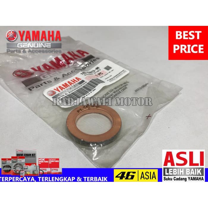 PAKING KNALPOT SOUL,MIO , MIO J ,MIO GT, SOUL GT,FINO FI ASLI YAMAHA 14D-E4613-00 ORIGINAL YAMAHA