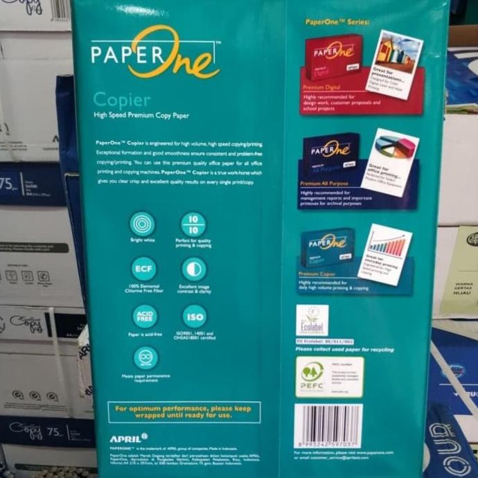 

Kertas A4 75 gram Paper One