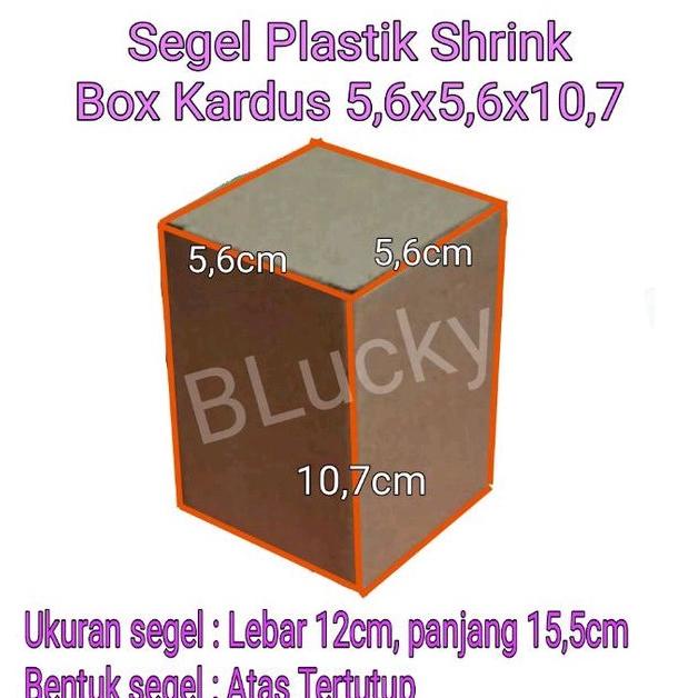 

Sale 7.7 50pcs Segel Plastik Shrink Lebar 12cmx15,5cm untuk Box Kardus 5,6x5,6x10,7