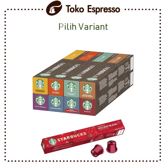 

READY U98 Pilih Varian Nespresso® Starbucks® Coffee Capsule グ