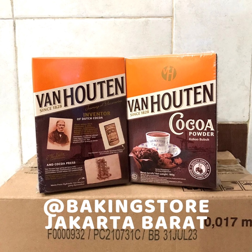 

[KODE PRODUK BRALD8448] Van Houten Cocoa Powder | Coklat Bubuk 165 gr