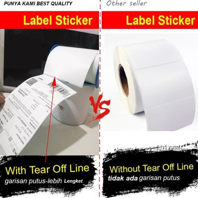 

Kertas Label Barcode 100 x 150 Kertas Stiker Thermal 100x150mm isi 300