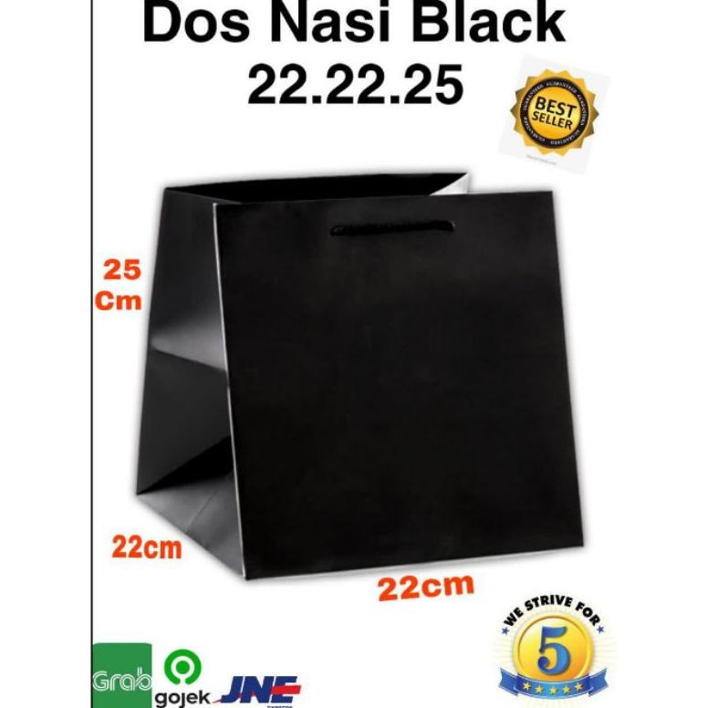 

Sale 7.7 Paperbag Hitam Dus Nasi 22x22x25 Tas Kotak Nasi Tas Box Bento Tas Kertas Tas Belanja Tas Souvenir