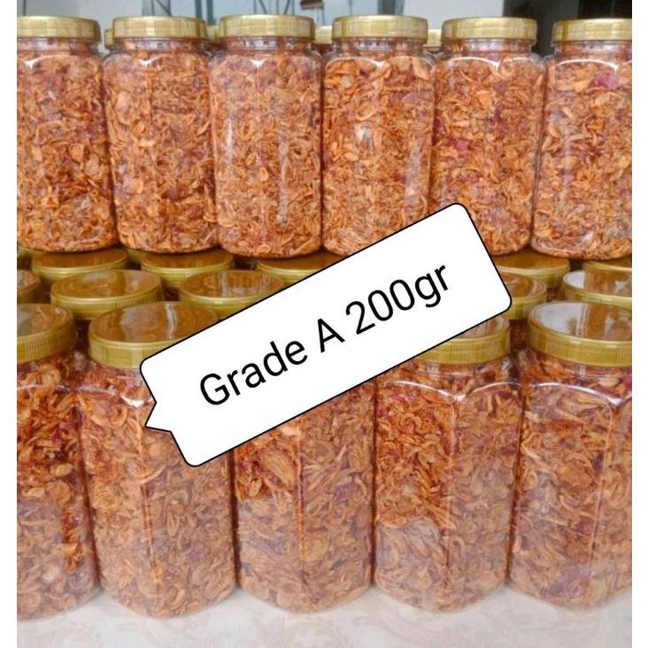 

Terbaru BAGOR - BAWANG GORENG BREBES 200grGrade ( A )