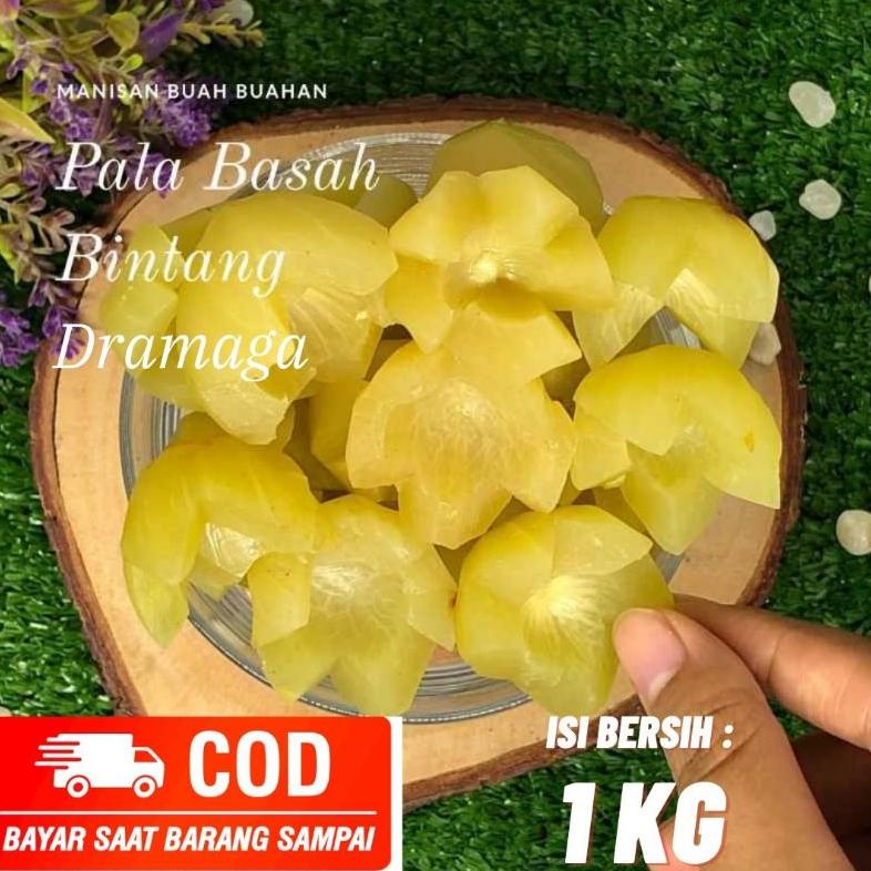 

7.7 Manisan buah pala basah berat 1kg