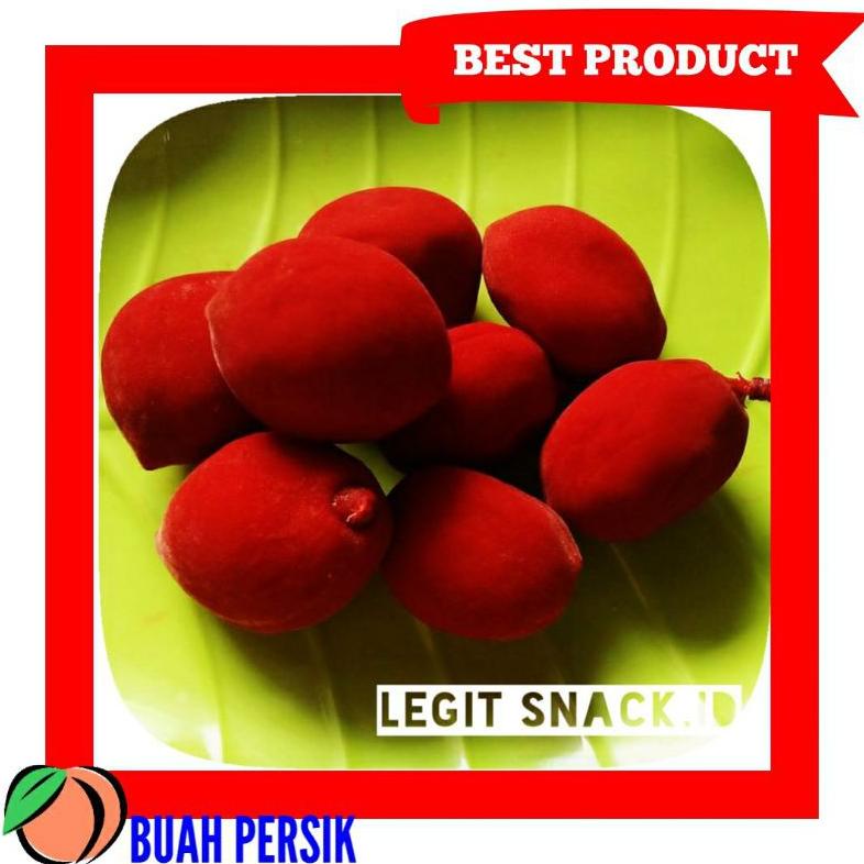 

Sale 7.7 Manisan Buah Persik Merah / Crunch Peach 500 Gr / Sianto Buah