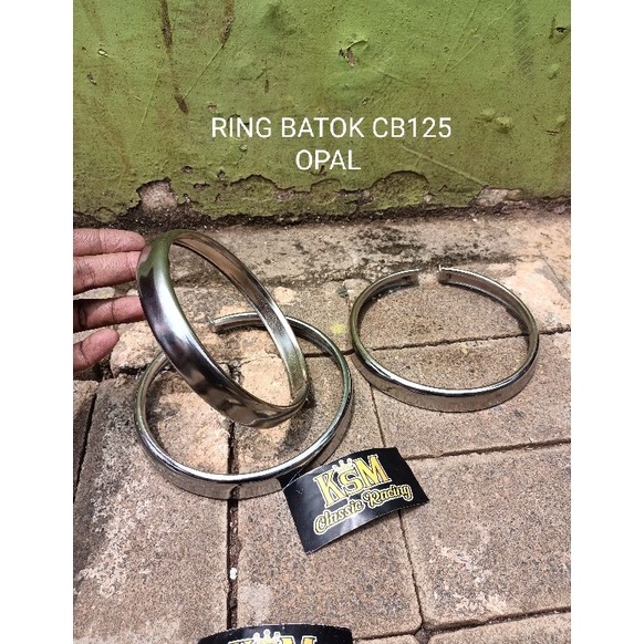 [Miliki Segera] ring batok lampu Cb 125 Opal list lebar.list batok cb125 twin.ring lampu cb125 .ring