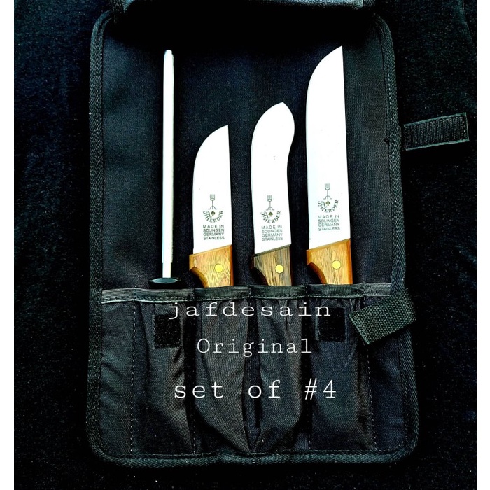 Herder Pisau Solingen cap Garpu Asli Set of#4 ORIGINAL