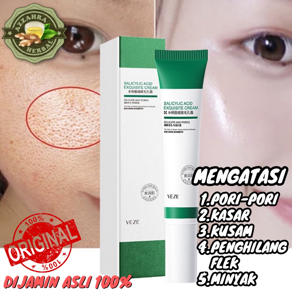 [20ML] Salicycid Acid Krim Penghilang Pori-Pori Komedo Tersumbat Jerawat Removal Eksfoliasi VENZEN Asam Salisilat