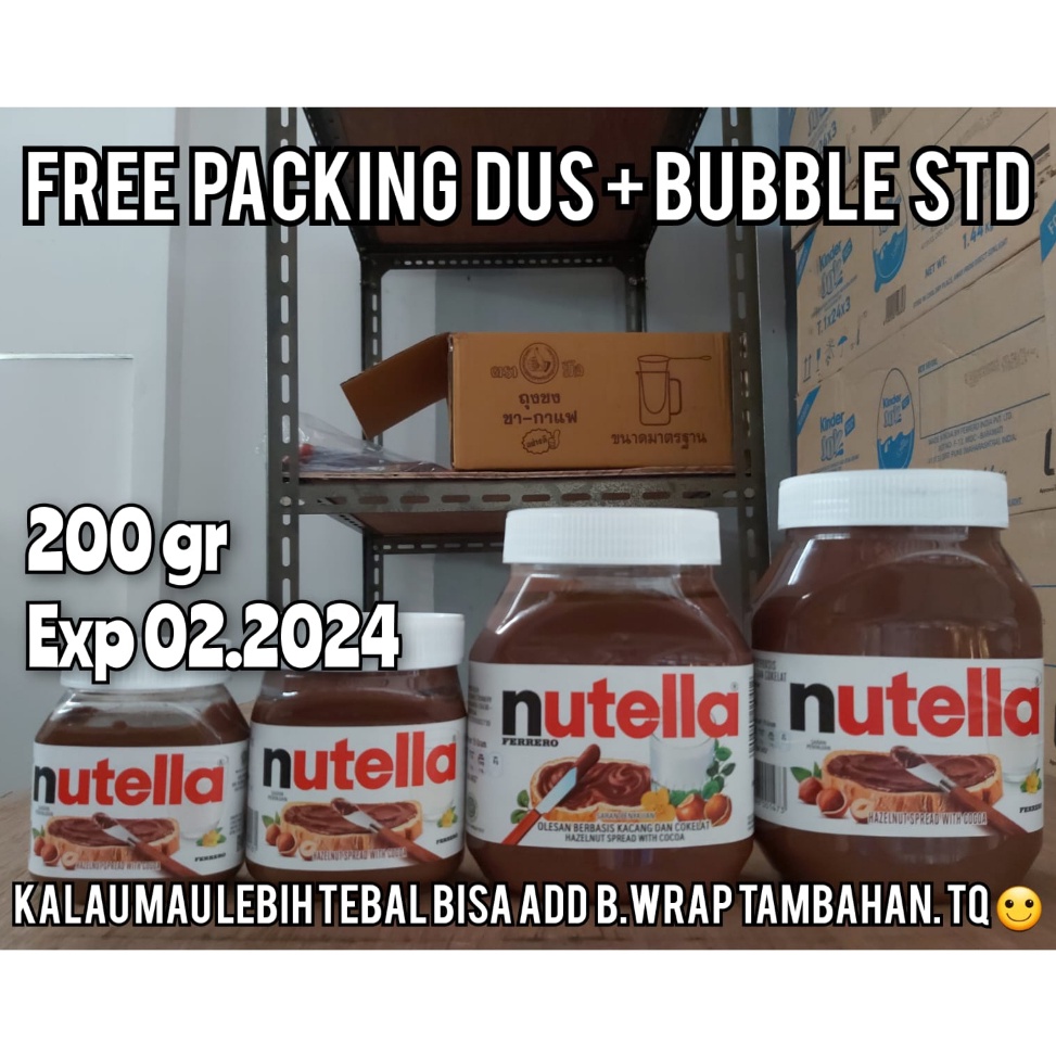 

Terlaris.. nutella 200gr / nutella spread / nutella spread 200 gr BAZ