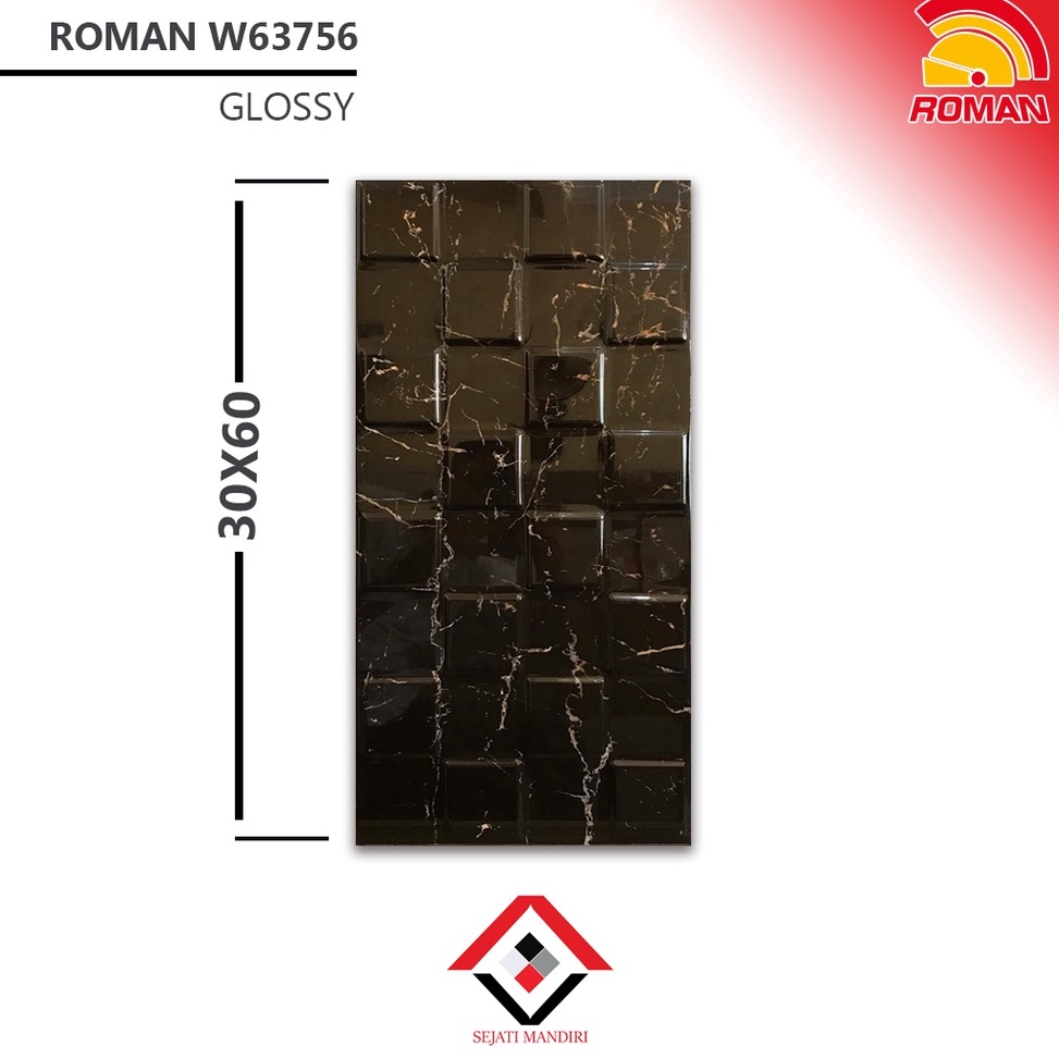 

Best seller keramik 30x60 - motif dinding kamar mandi - roman w63756 71