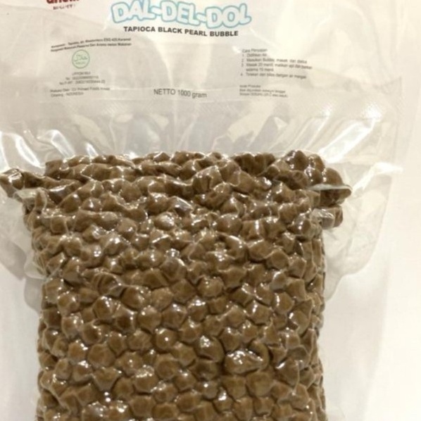 

【Penjualan Terbaik】✅COD BOBA DAL DEL DOL Tapioca Pearl Bubble 1 kg DALDELDOL DAL-DEL-DOL