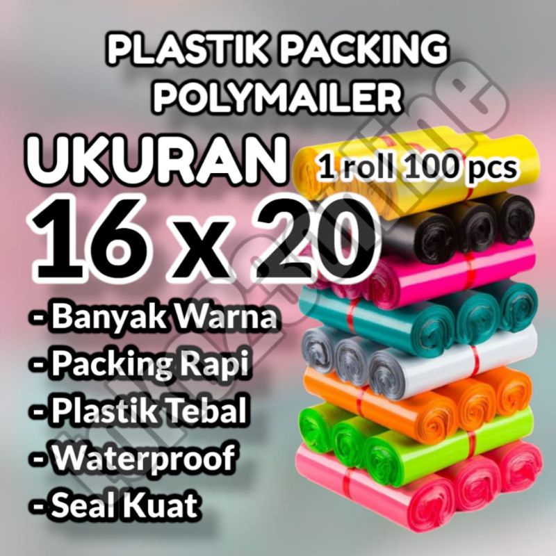 POLYMAILER 16X20 / POLIMER 16X20 / PLASTIK PACKING POLYMAILER 16 X 20 / PLASTIK POLYMAILER POLIMER /