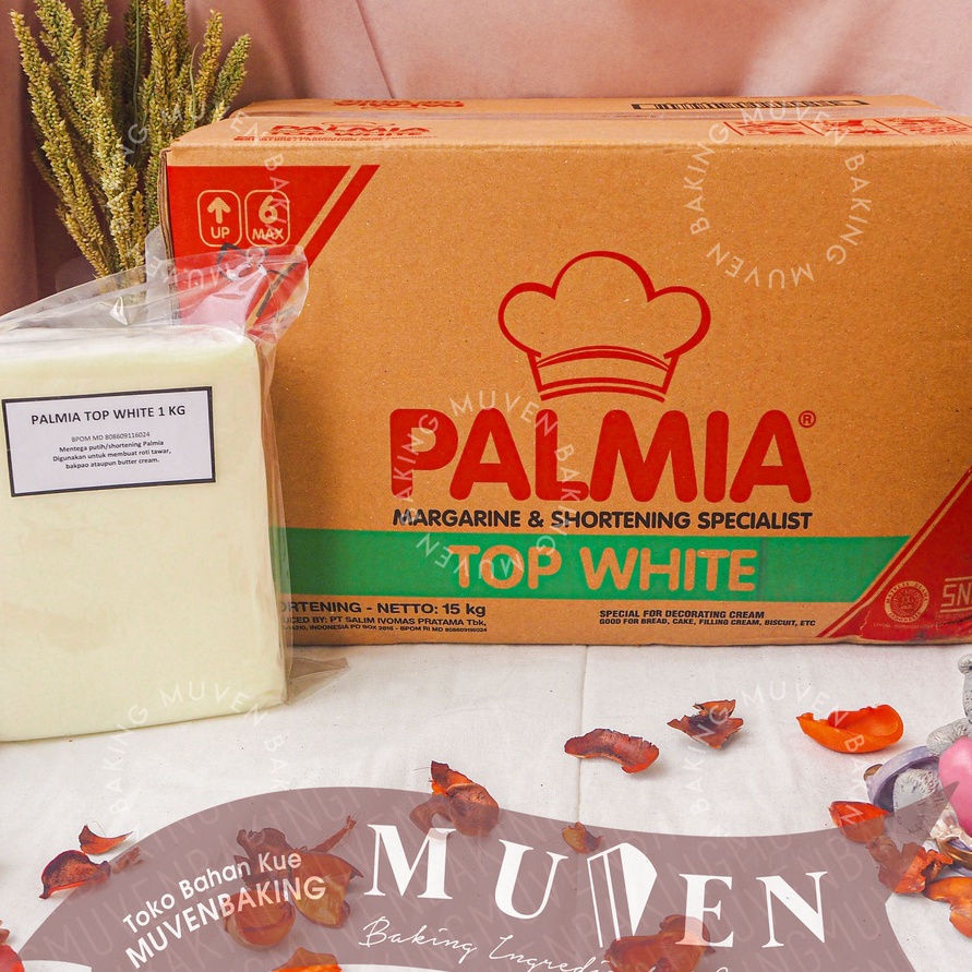 

♠ MENTEGA PUTIH PALMIA TOP WHITE 1 Kg / SHORTENING