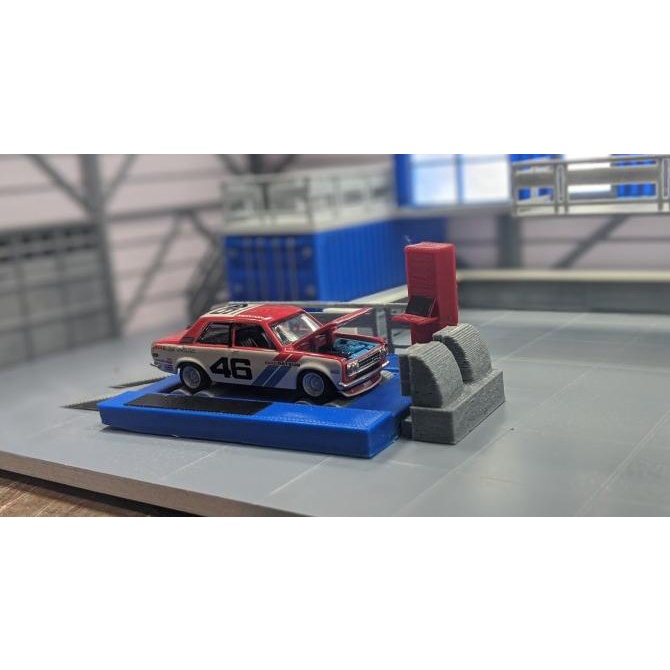 Akesoris Diorama Diecast Dyno Test Skala 64