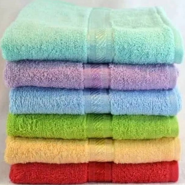 GROSIR_JAKARTA Handuk merah putih 50 x 100 cm