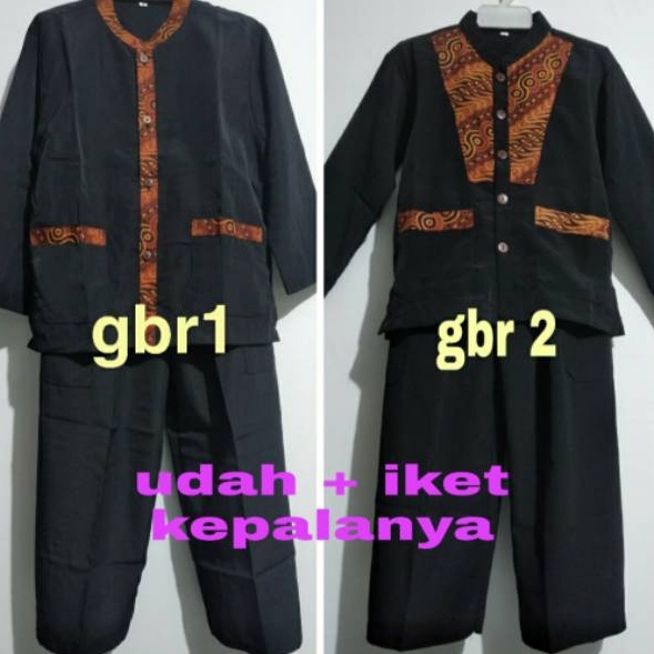 ORIGINAL% setelan baju pangsi adat sunda