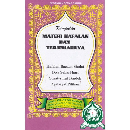 Materi Hafalan Dan Terjemah TKA - TPA