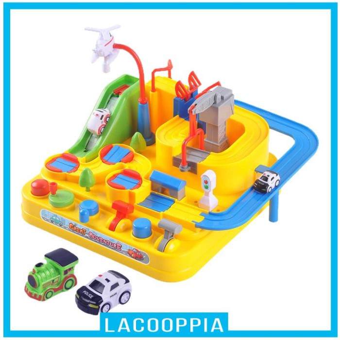 DISKON SPESIAL NEW CAR TOY RACING RAIL TRACK RACE TRACK CAR BUILDING TERMURAH