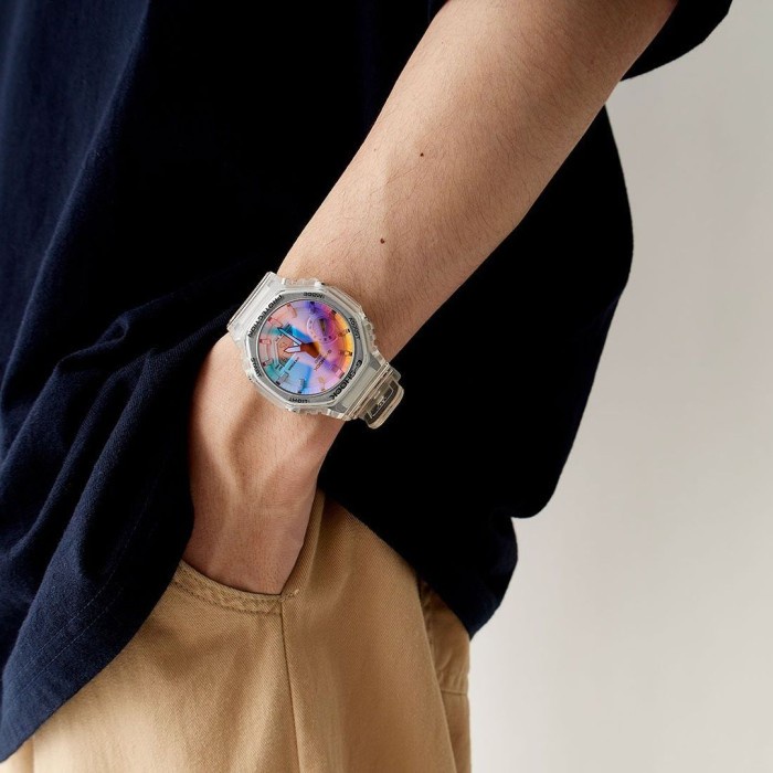 HOT SALE CASIO G-SHOCK GA-2100SRS-7ADR / GSHOCK GA2100SRS-7A IRIDESCENT COLOR TERMURAH