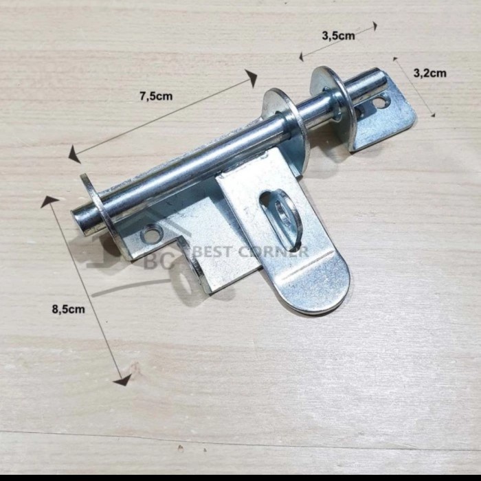 Terlaris Grendel Grendel Overval Gudang Pintu Besi / Grendel Pintu 3" Inch