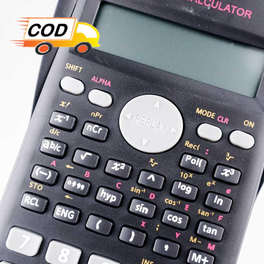 

KALKULATOR ELEKTRONIK SCIENTIFIC CALCULATOR 10+2 DIGITS DENGAN 240 FUNGSI HITUNGAN ILMIAH SAINS DAN