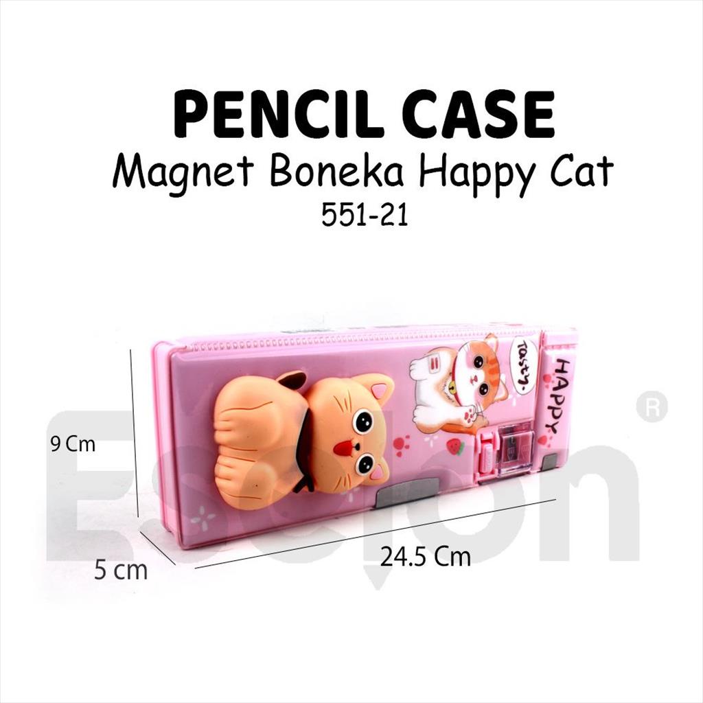 

KOTAK PENSIL MAGNET SQUISHY CAT 551-21 / KOTAK PENSIL SQUISHY