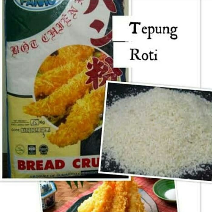 

Breadcrumbs 1Kg / Tepung Panko / Panko White Vietnam 1Kg