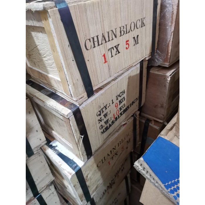 Chain Block 1 Ton 5 Meter Takel Katrol Kerekan 1 Ton 5 Meter