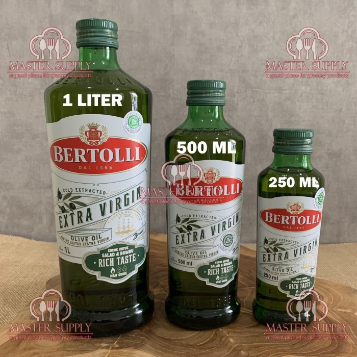 

Bertolli Extra Virgin O Oil 1 Lt / Nyak Zaitun /