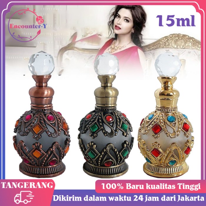 Best Seller Botol Parfum Kosong Bahan Metal Gaya Arab 15Ml Botol Parfum Gaya Arab