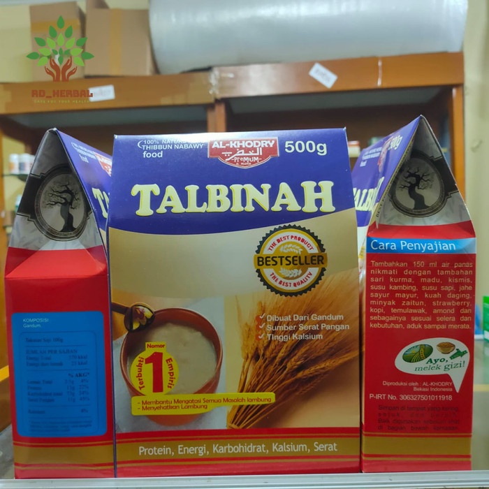 

Talbinah Tepung Gandum Al Khodry 500 Gr Untuk Kesehatan Lambung