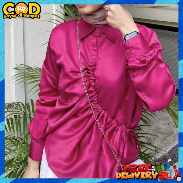 Atasan Wanita Kekinian Baajuu Polos Elegan Terbsru Bsju Cewek Besar Baju Perempuuan Blousw Terbaru B