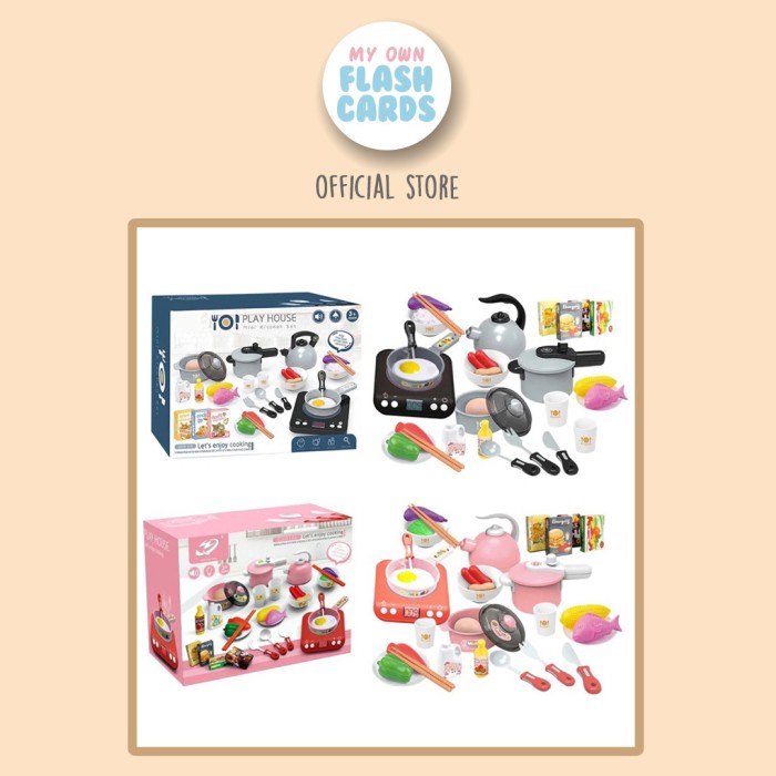 Terlaris Play House Mini Kitchen Toy Set - Mainan Masak Masakan Plastik Anak