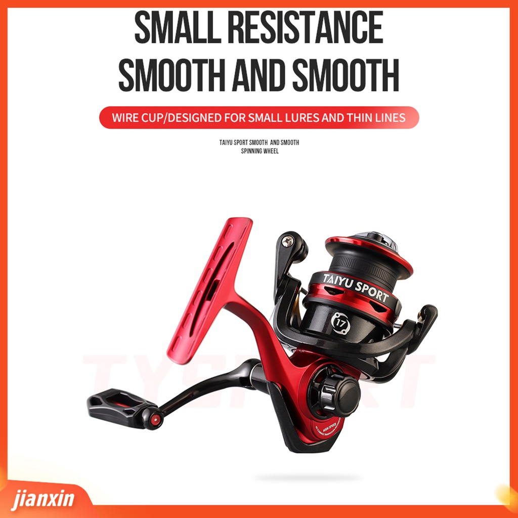 [Jianxin] spinning Reel Waterproof Alat Pancing Tangan Kiri/Kanan Operasi Sederhana Portable Sea Fishing Wheel Perlengkapan Memancing Luar Ruangan