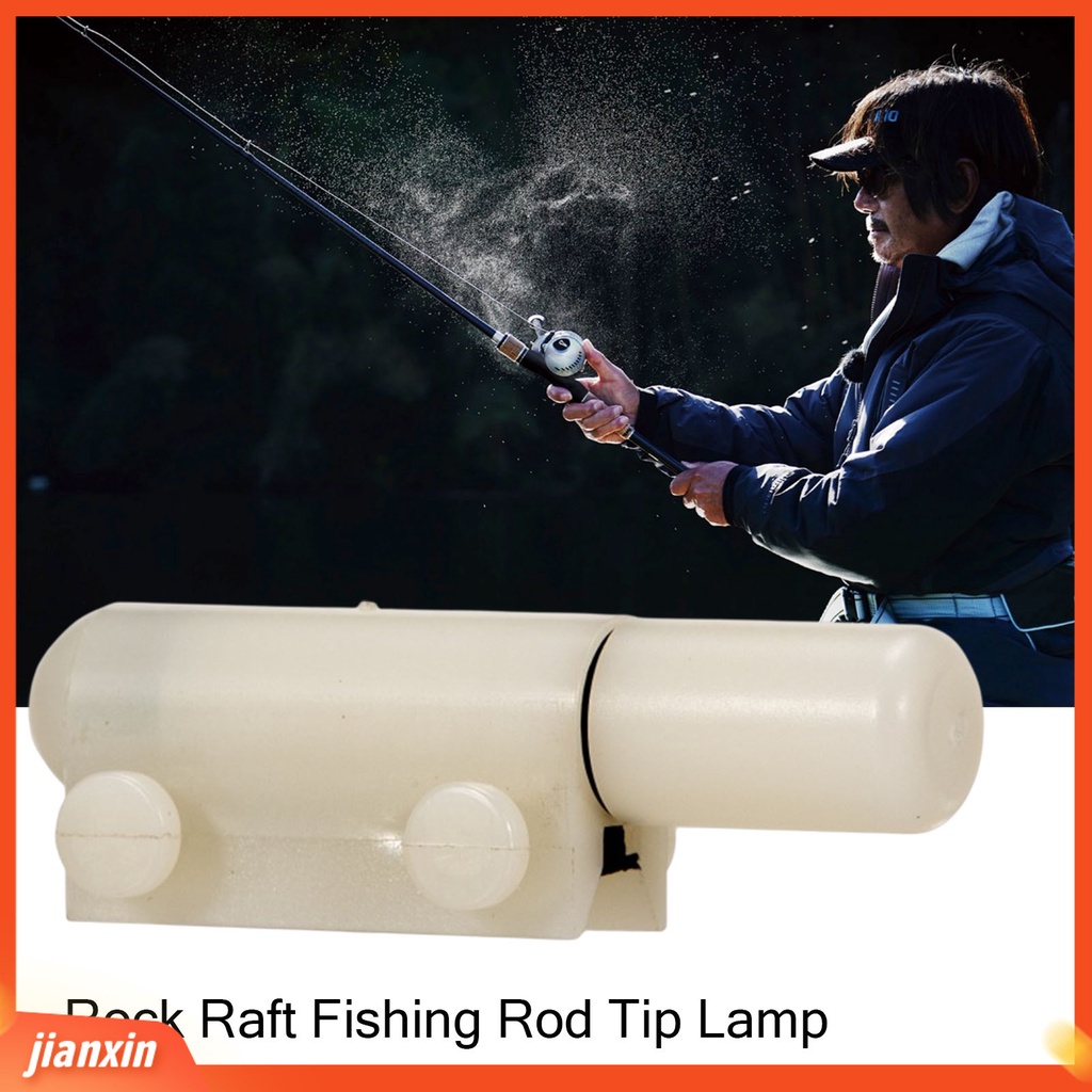 [Jianxin] pancing Lampu Sensitif Gravitasi-Sensitif Anti-slip Anti-dumping Angling Batu Rakit Pancing Tip Lamp Outdoor Mancing