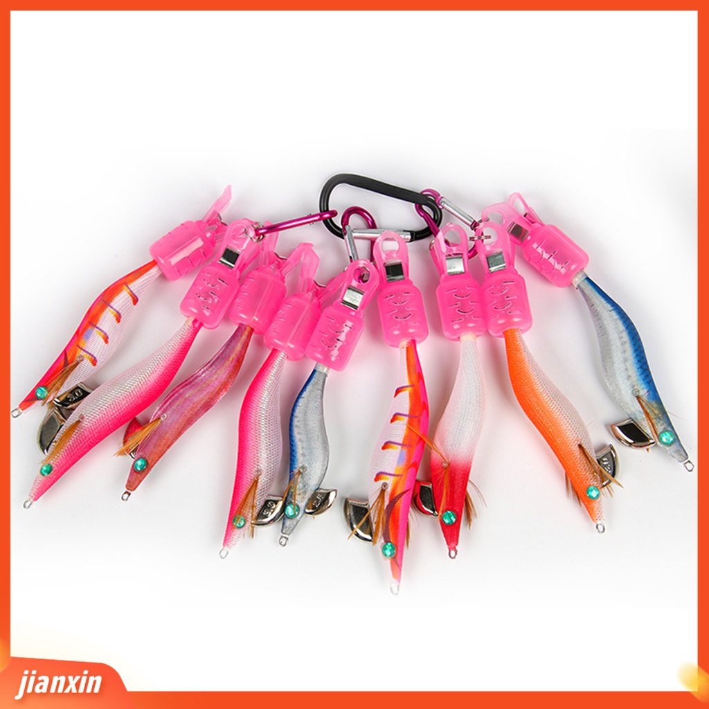 [Jianxin] 1 Set Penutup Kait Pancing Anti Gores Tahan Tusukan Penjepit Ketat Kait Udang Kayu Pelindung Cangkang Memancing Luar Ruangan