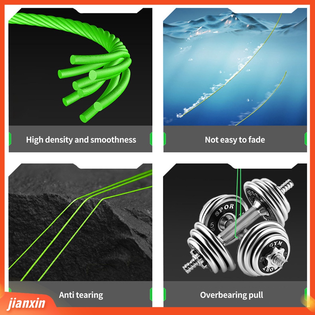 [Jianxin] 1 Roll 100m Angling Line Halus Kepadatan Tinggi Kuat Tarik Cepat Masuk Air Memancing8 Braided Super Strong Lure Line Fishing Gear