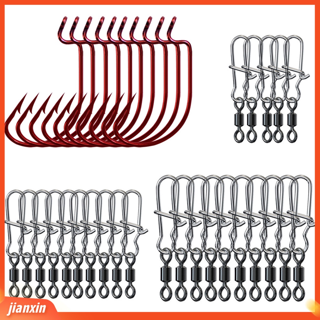 [Jianxin] 172Pcs/Set Multifunctional Fishing Lure Hook Accessory Tackle Tools Box for Angling