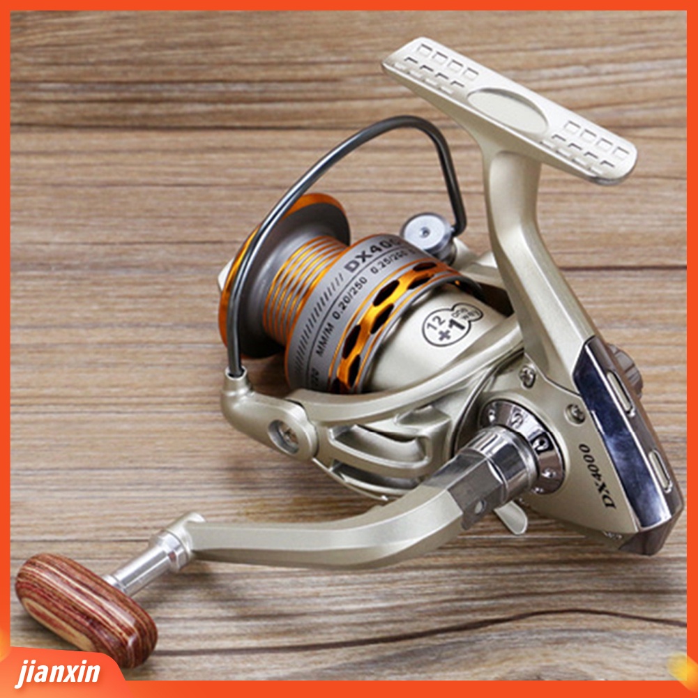 [Jianxin] Reel Pancing Metal 12 + 1bb Tangan Kanan / Kiri