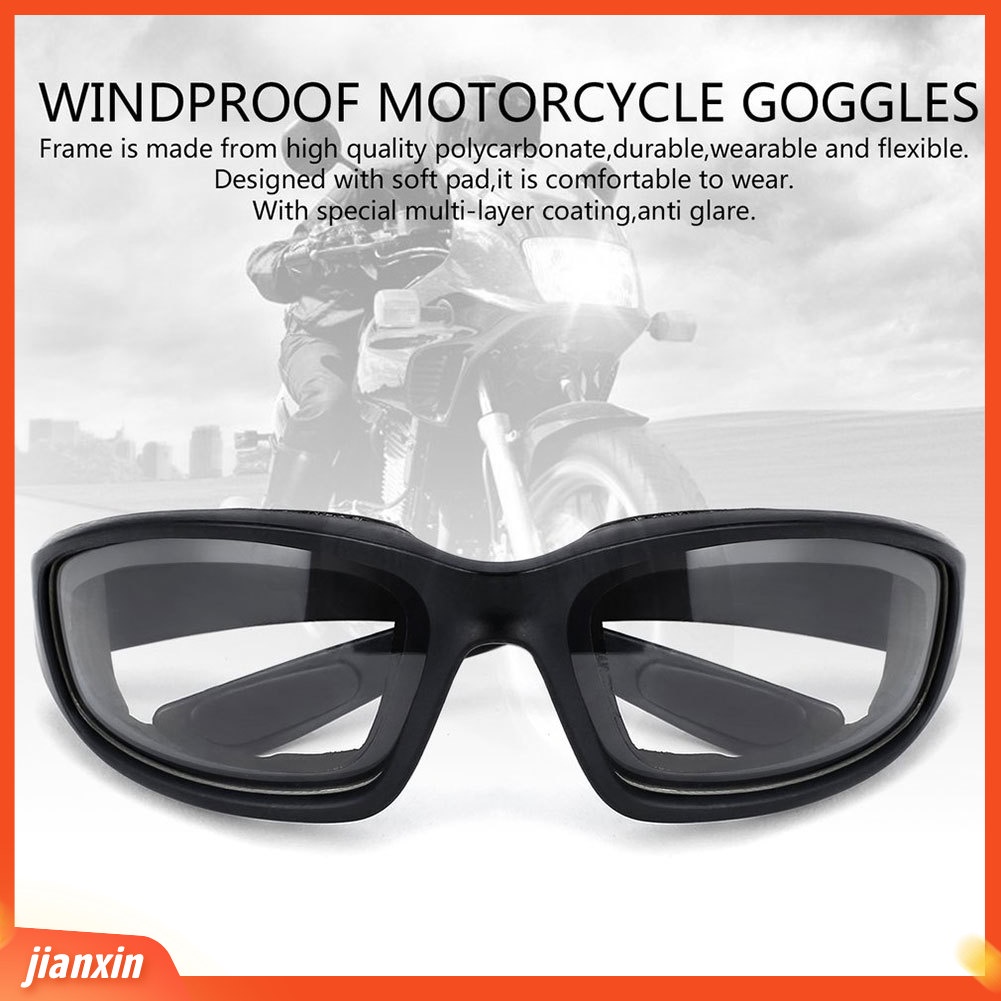 [Jianxin] motor.id Kacamata Goggle Anti UV / Debu / Angin untuk Outdoor / Motor