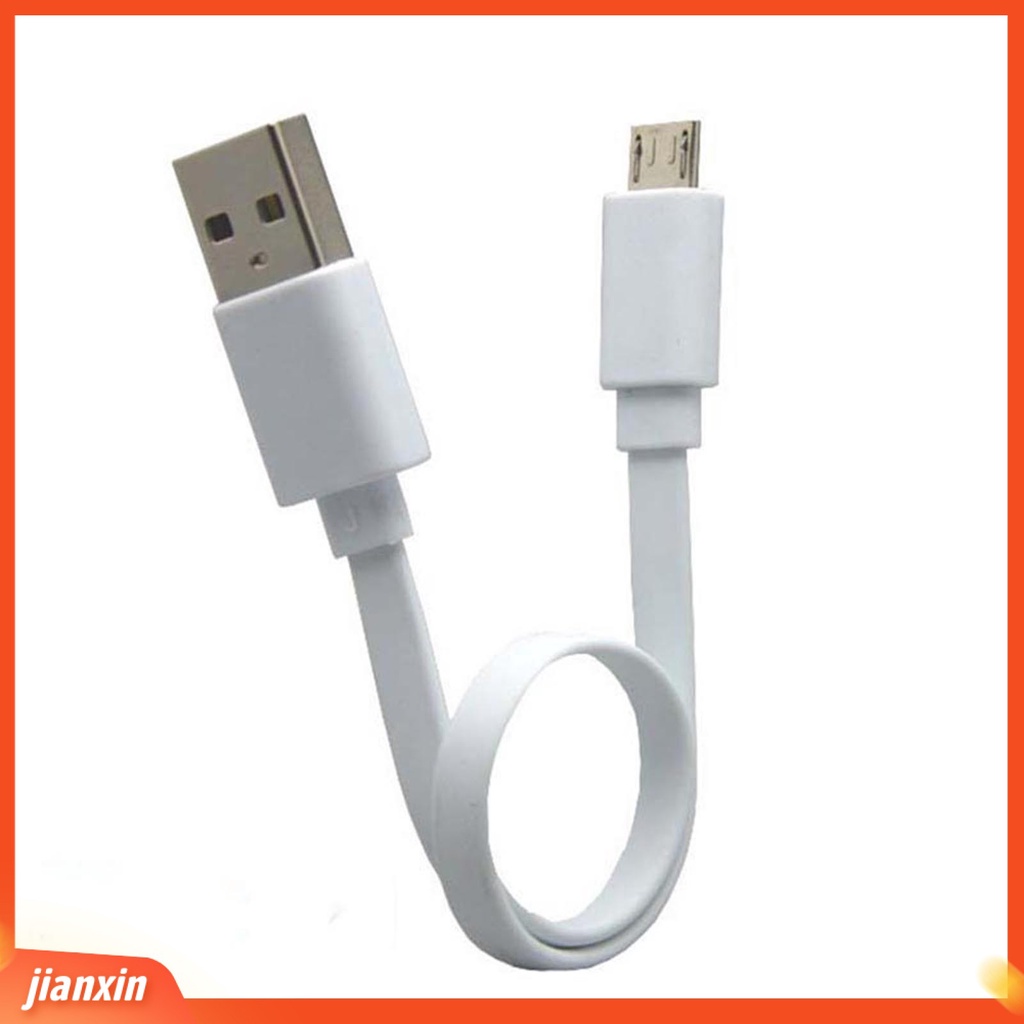 [Jianxin] Bayar di Tempat][Jianxin] Top] Kabel Data / Charger Micro USB Ultra Pendek 20cm Portable