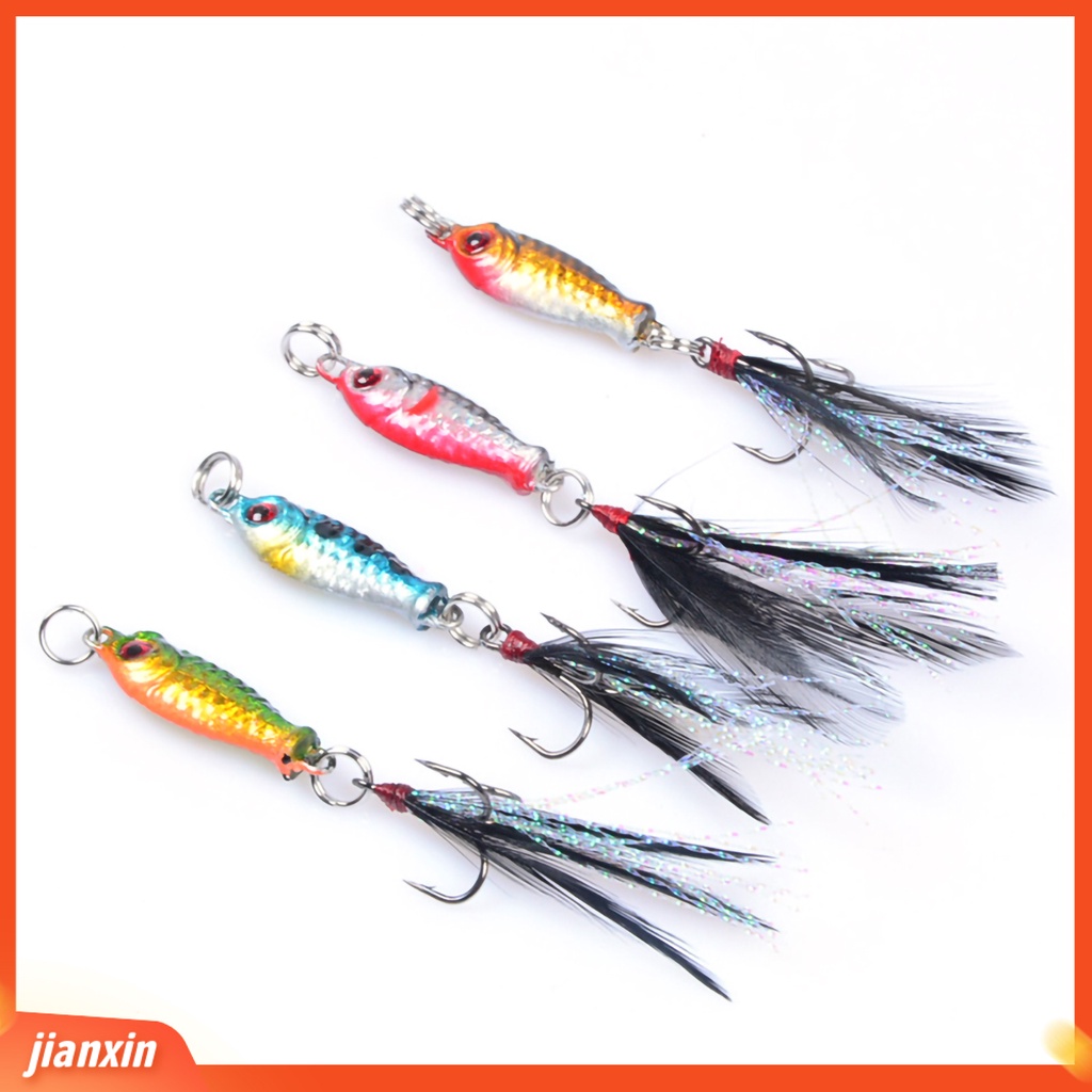 [Jianxin] Umpan Pancing Hard Bait Bentuk Ikan Panjang+Mata Buatan 3D Bahan Alloy